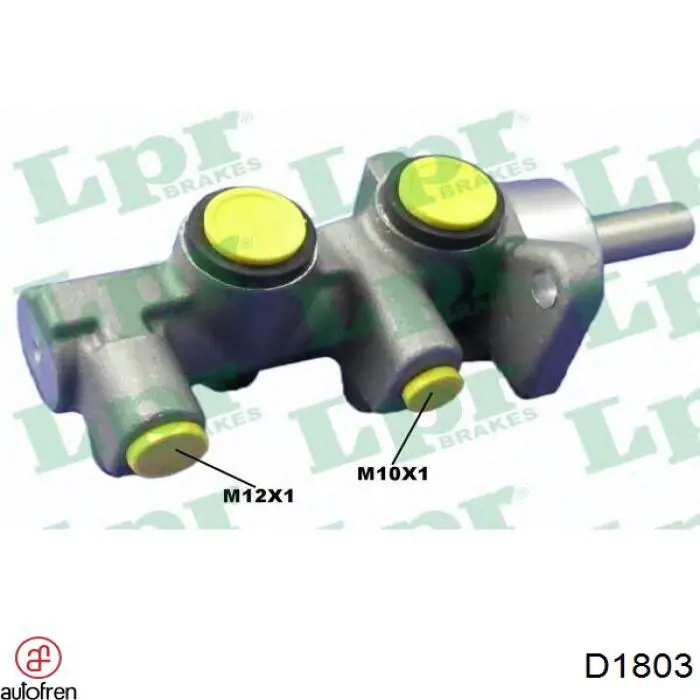 Zestaw naprawczy głównego cylindra hamulcowego Autofren D1803 cena, od 6,26 USD