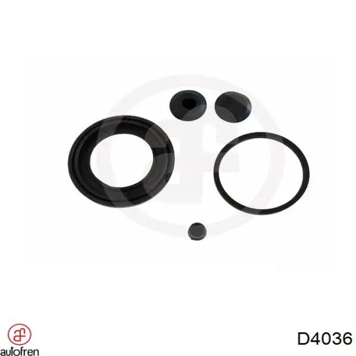 Zestaw naprawczy zacisku hamulcowego przedniego Autofren D4036 cena, od 6,23 USD