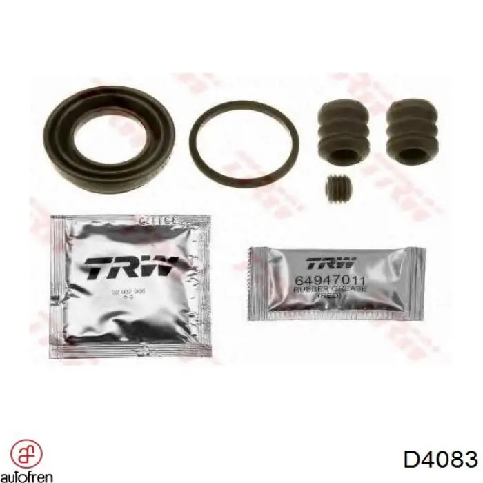 Do koszyka D4083 Autofren Zestaw naprawczy zacisku hamulcowego tylnego