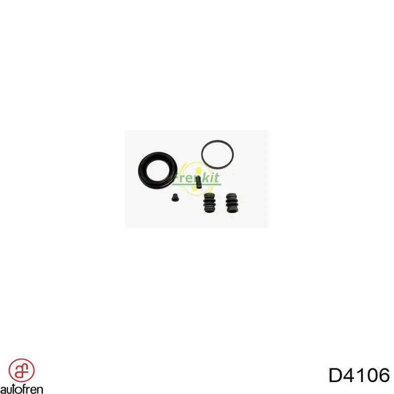 Zestaw naprawczy zacisku hamulcowego przedniego Autofren D4106 cena, od 7,69 USD