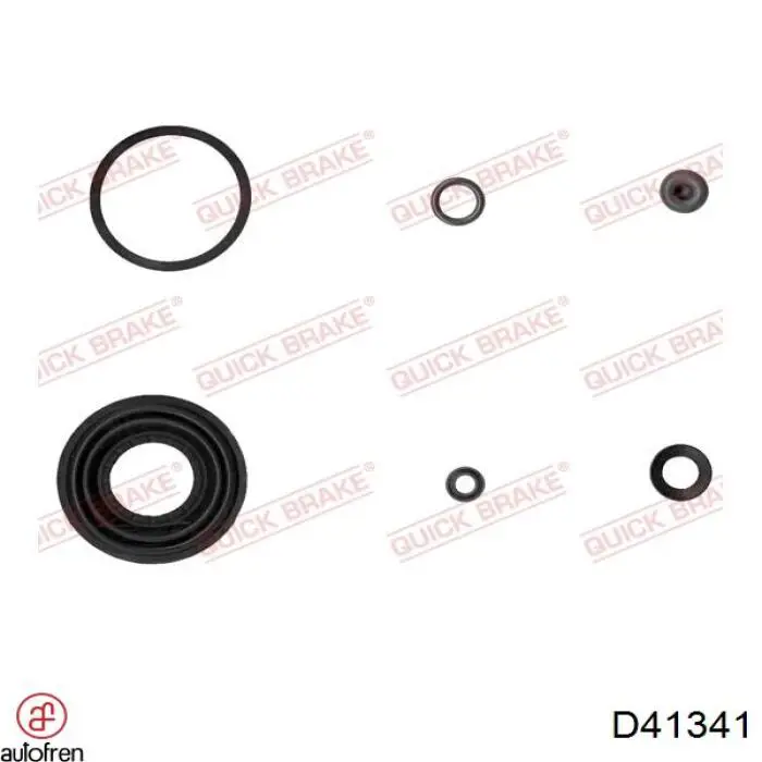 Do koszyka D41341 Autofren Zestaw naprawczy zacisku hamulcowego tylnego