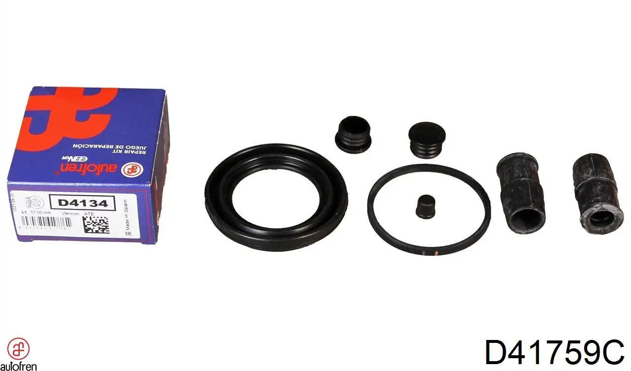 Do koszyka D41759C Autofren Zestaw naprawczy zacisku hamulcowego przedniego
