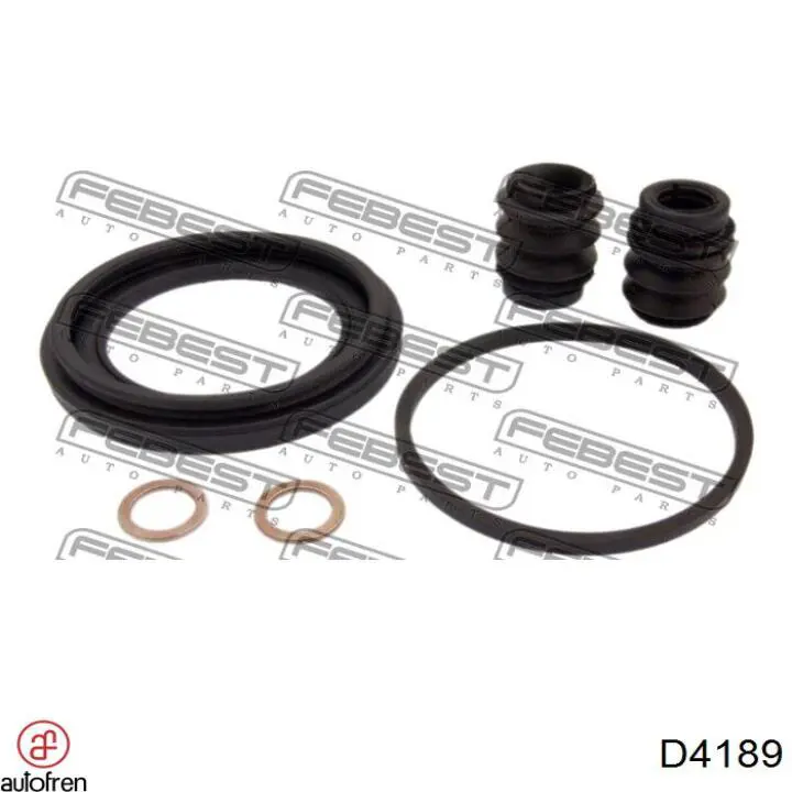 Zestaw naprawczy zacisku hamulcowego przedniego Autofren D4189 cena, od 7,46 USD