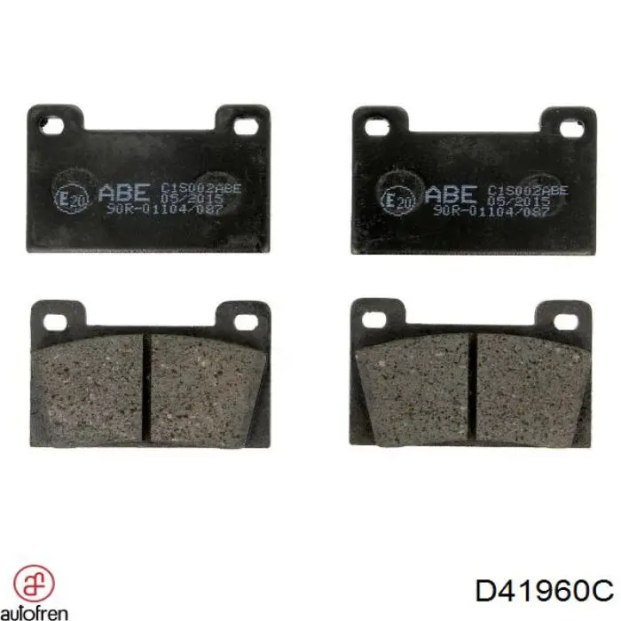 Zestaw naprawczy zacisku hamulcowego przedniego Autofren D41960C cena, od 60,40 USD
