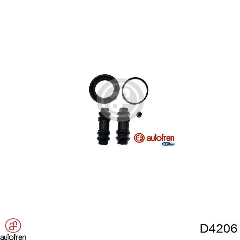 Zestaw naprawczy zacisku hamulcowego przedniego Autofren D4206 cena, od 6,84 USD