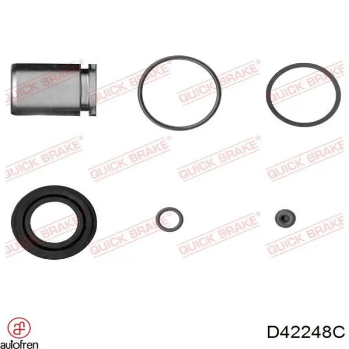 D42248C Autofren Zestaw naprawczy zacisku hamulcowego tylnego