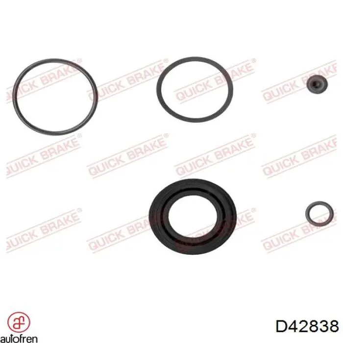 D41204CA0A Nissan/Infiniti Zestaw naprawczy zacisku hamulcowego tylnego
