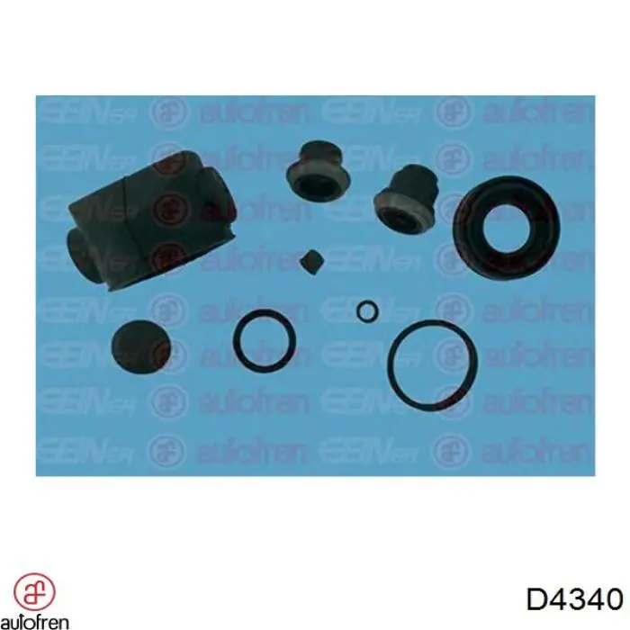 Zestaw naprawczy zacisku hamulcowego tylnego Autofren D4340 cena, od 14,84 USD