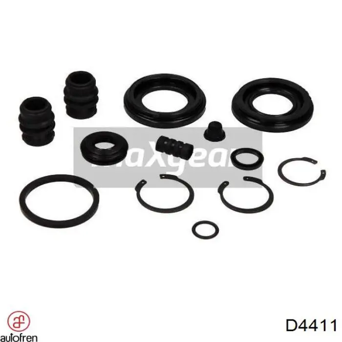 Zestaw naprawczy zacisku hamulcowego tylnego Autofren D4411 cena, od 9,19 USD