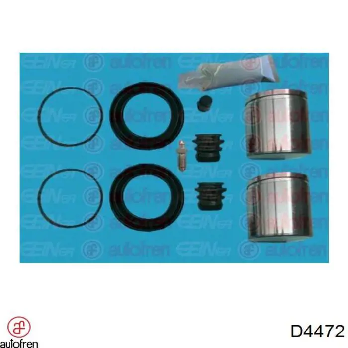 Zestaw naprawczy zacisku hamulcowego przedniego Autofren D4472 cena, od 8,70 USD