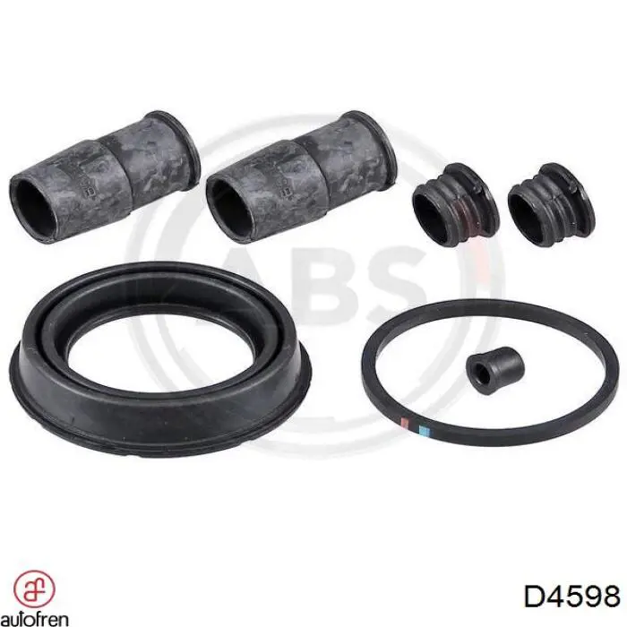Zestaw naprawczy zacisku hamulcowego przedniego Autofren D4598 cena, od 10,31 USD