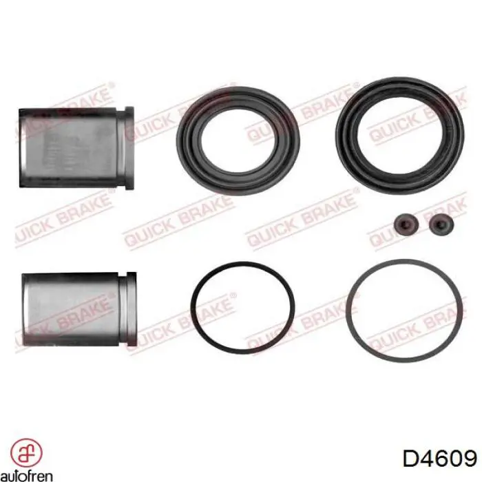 Zestaw naprawczy zacisku hamulcowego przedniego Autofren D4609 cena, od 9,06 USD