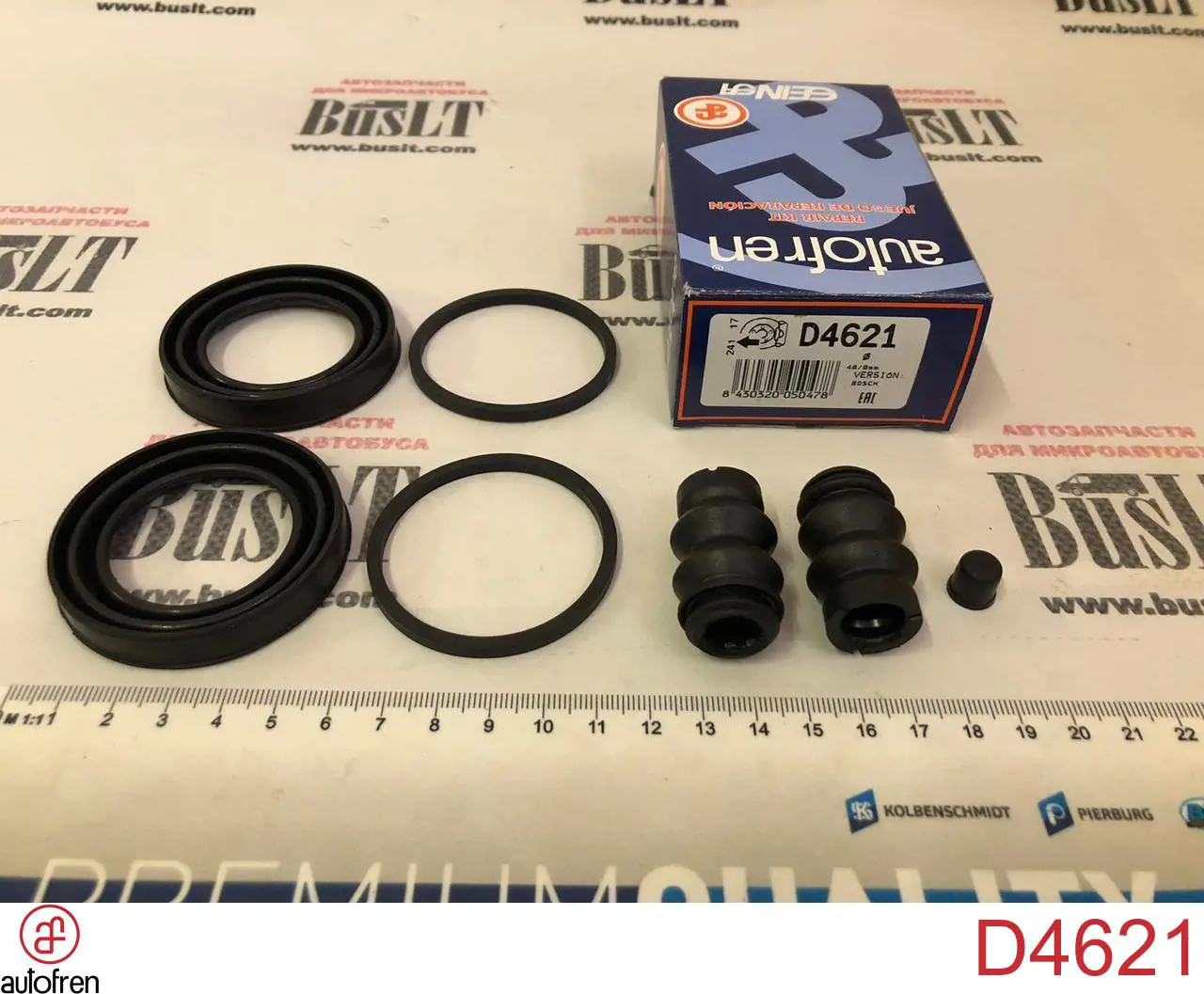 Zestaw naprawczy zacisku hamulcowego przedniego Autofren D4621 cena, od 8,14 USD