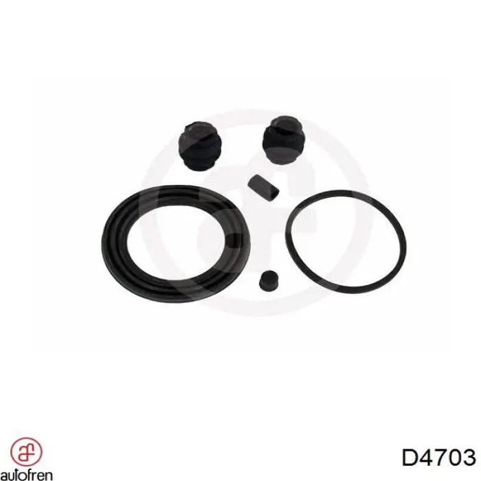 Zestaw naprawczy zacisku hamulcowego przedniego Autofren D4703 cena, od 6,87 USD