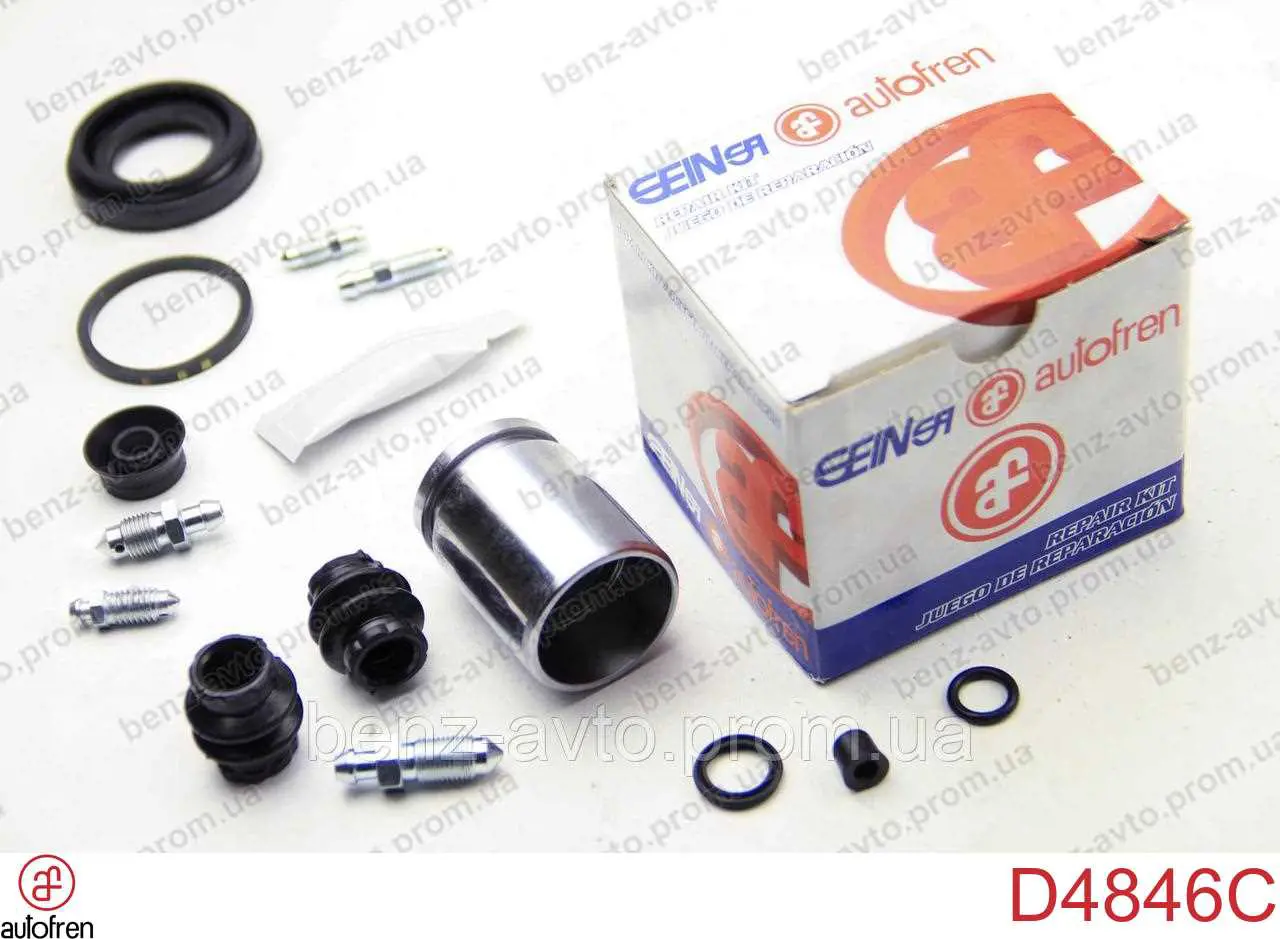 Zestaw naprawczy zacisku hamulcowego tylnego Autofren D4846C cena, od 18,63 USD