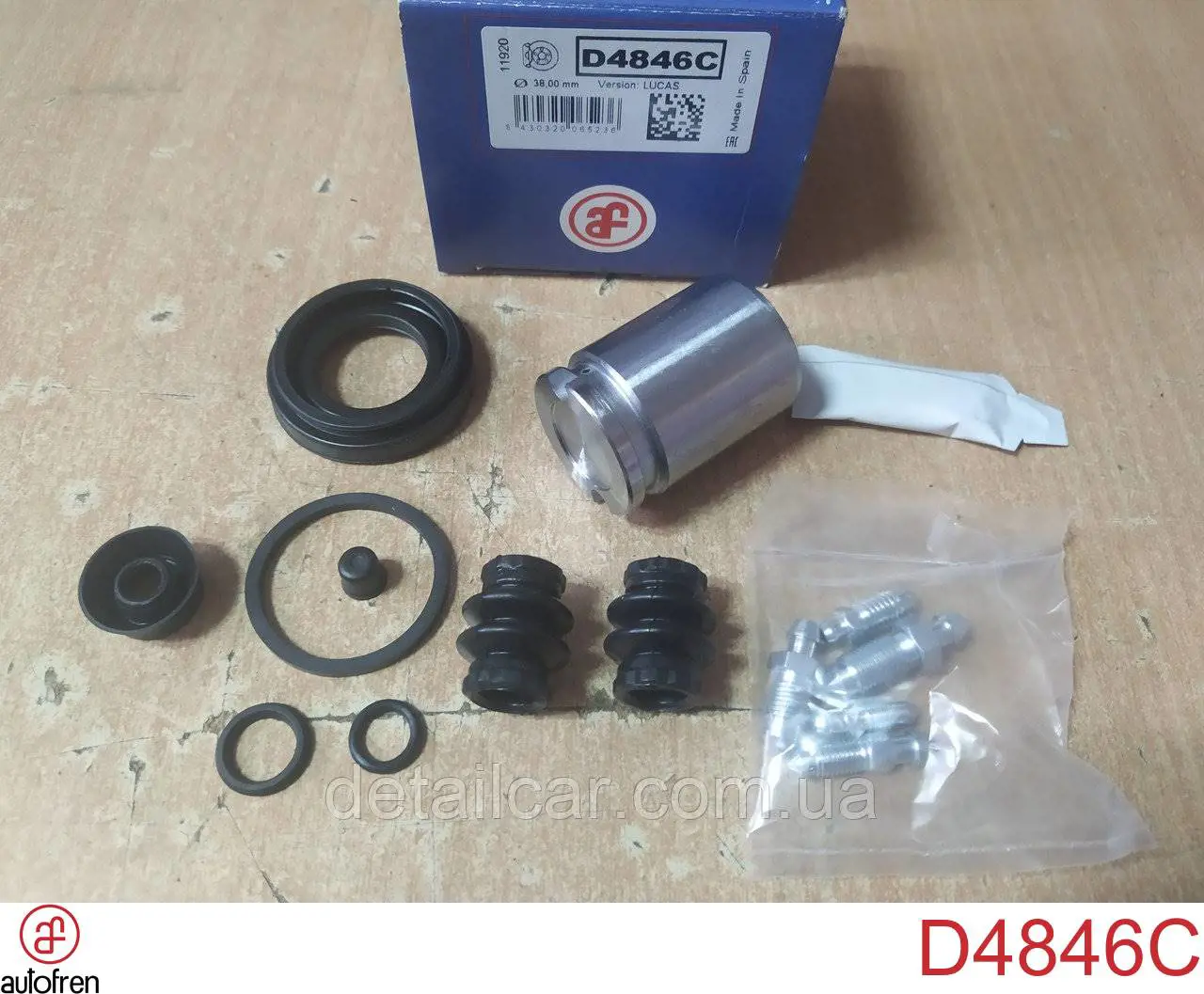 Do koszyka D4846C Autofren Zestaw naprawczy zacisku hamulcowego tylnego