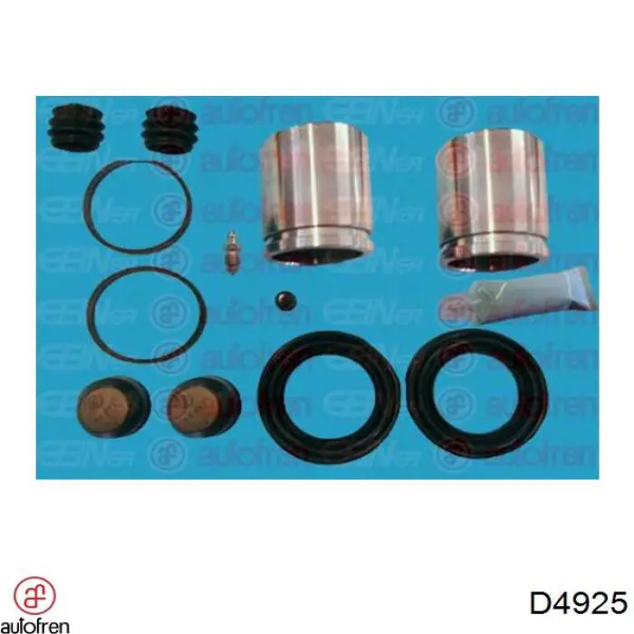 Zestaw naprawczy zacisku hamulcowego przedniego Autofren D4925 cena, od 8,87 USD
