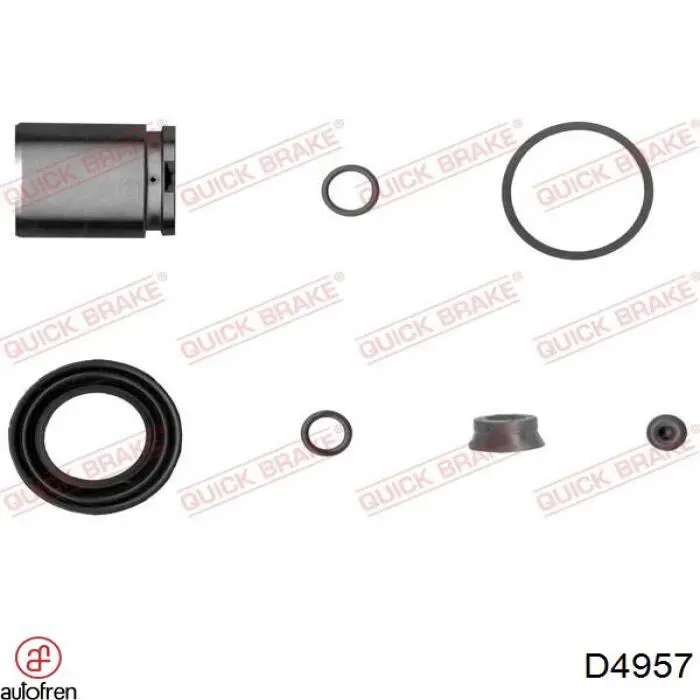 Zestaw naprawczy zacisku hamulcowego tylnego Autofren D4957 cena, od 5,86 USD