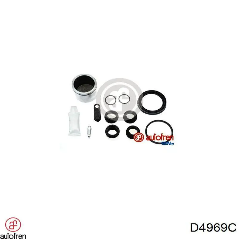 Zestaw naprawczy zacisku hamulcowego przedniego Autofren D4969C cena, od 24,17 USD