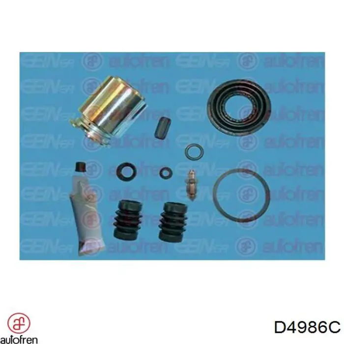 Zestaw naprawczy zacisku hamulcowego tylnego Autofren D4986C cena, od 32,77 USD