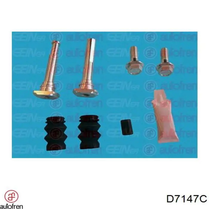 Zestaw naprawczy zacisku hamulcowego przedniego Autofren D7147C cena, od 13,13 USD