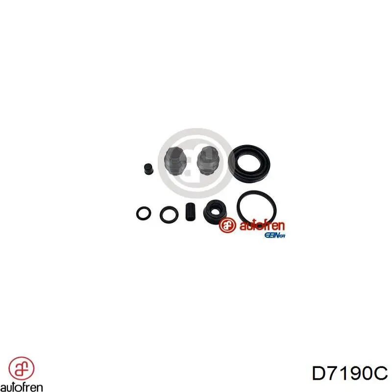 Zestaw naprawczy zacisku hamulcowego tylnego Autofren D7190C cena, od 9,92 USD