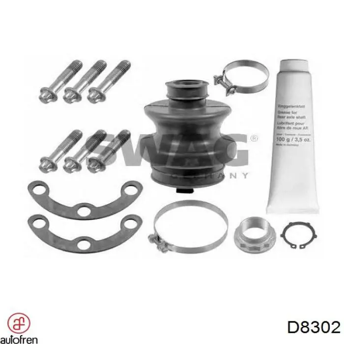 Osłona przegubu homokinetycznego półosi tylnej wewnętrzna Autofren D8302 cena, od 15,01 USD