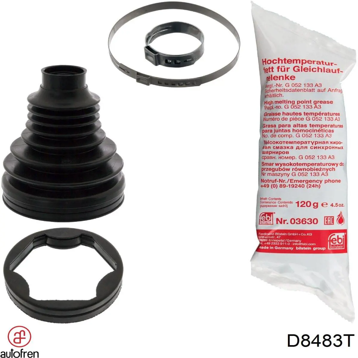 Do koszyka 71771170 Fiat/Alfa/Lancia Osłona przegubu homokinetycznego półosi przedniej wewnętrzna