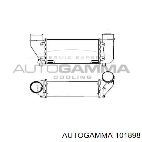 Chłodnica intercoolera do Fiat Croma I 154
