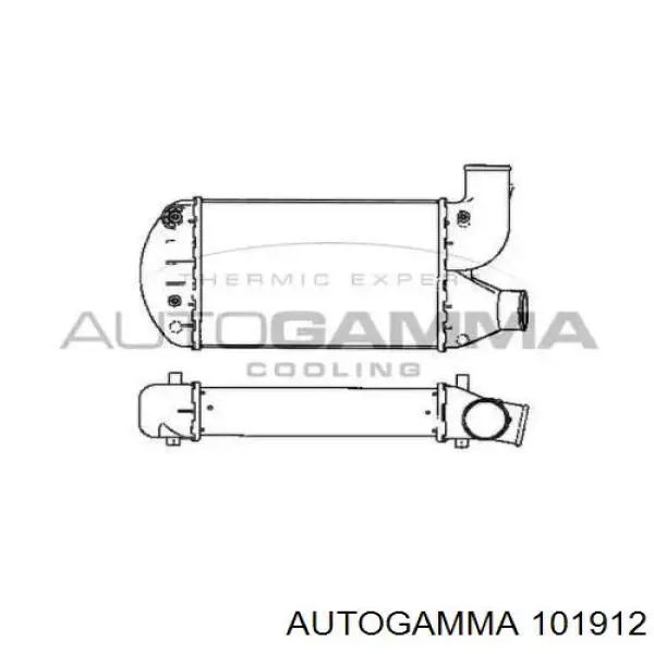  Chłodnica intercoolera Fiat Tempra 