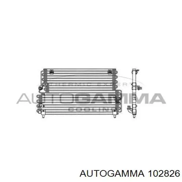 Chłodnica klimatyzacji Volvo 460 L sedana (464) (1988 - 1996) cena, od 123,33 USD
