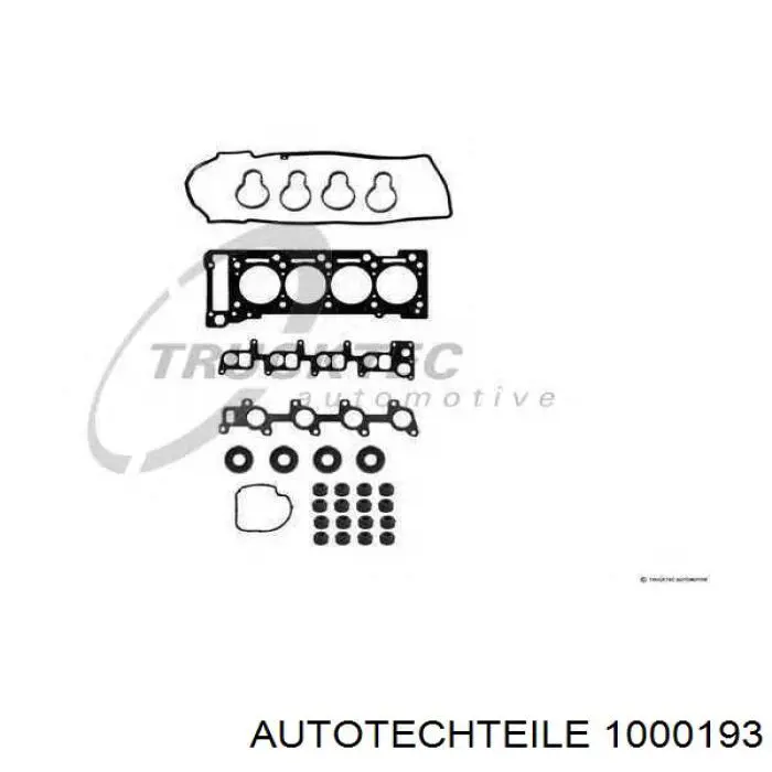 100 0193 Autotechteile zestaw uszczelek silnika górny