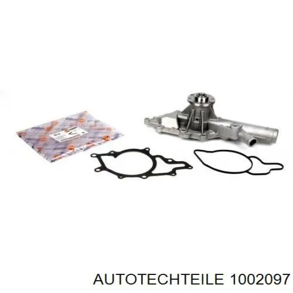 1002097 Autotechteile Sprzęgło wiskotyczne wentylatora chłodzenia