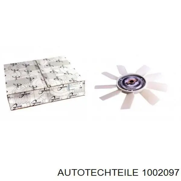 Do koszyka 1002097 Autotechteile Sprzęgło wiskotyczne wentylatora chłodzenia
