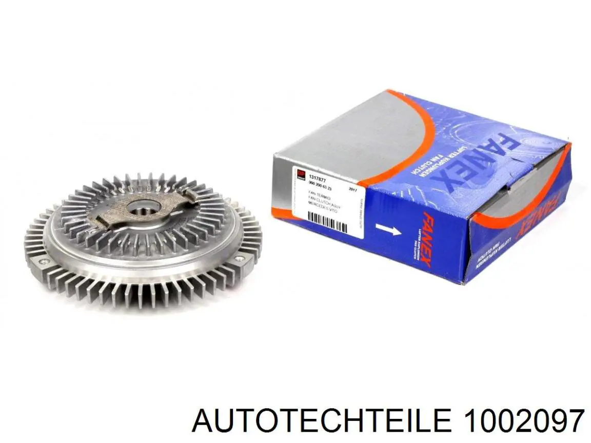 Sprzęgło wiskotyczne wentylatora chłodzenia Autotechteile 1002097 cena, od 71,48 USD