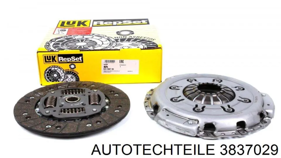 Uszczelka drzwi przednich lewych (na drzwiach) 3837029 Autotechteile