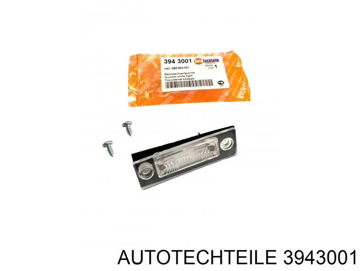 3943001 Autotechteile Lampa oświetlenia tylnej tablicy rejestracyjnej