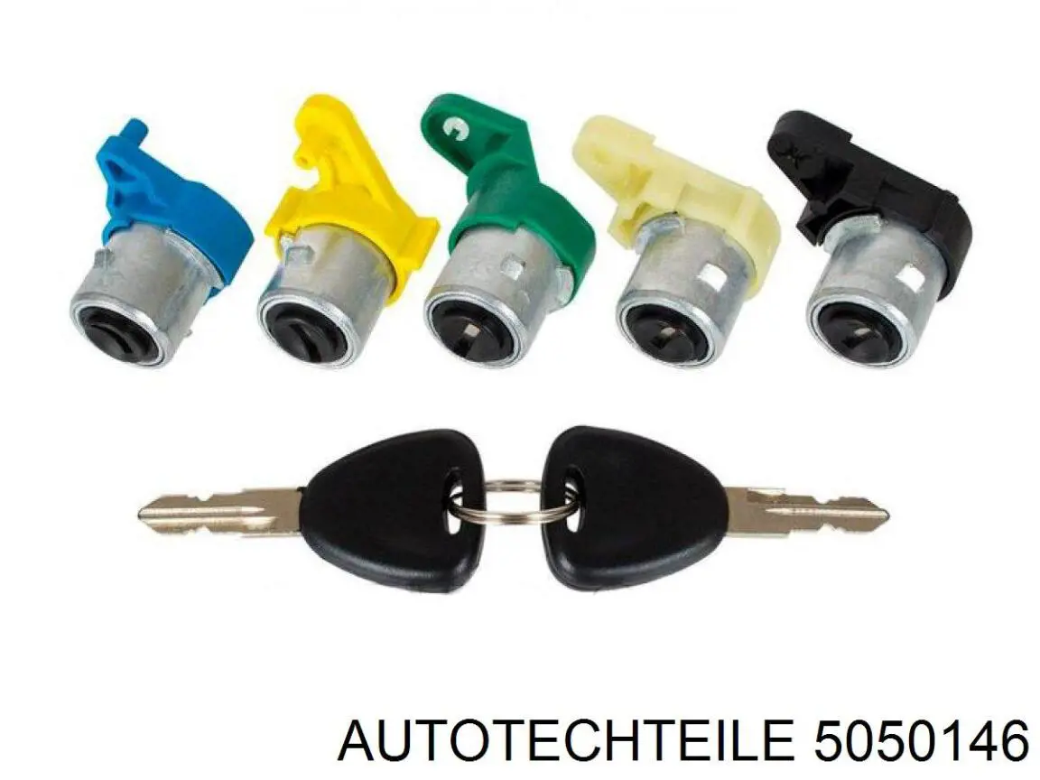 Zamek drzwi przednich lewych 5050146 Autotechteile