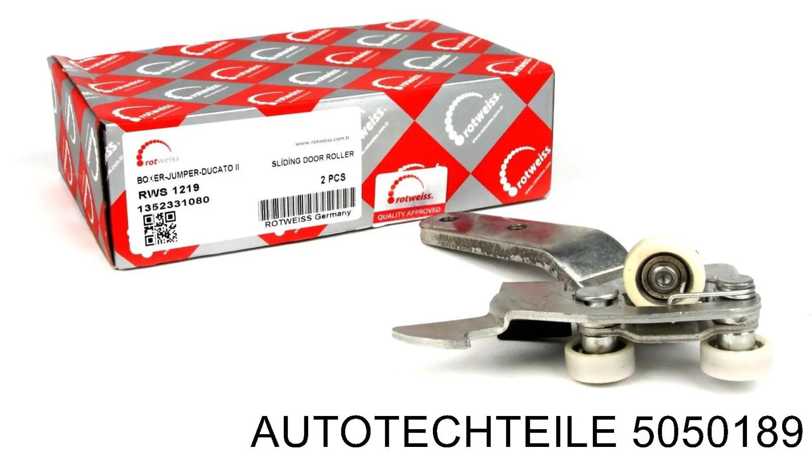 Do koszyka 5050189 Autotechteile Rolka drzwi bocznych (przesuwnych) prawa dolna