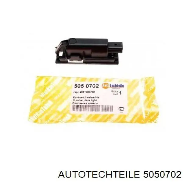 5050702 Autotechteile Lampa oświetlenia tylnej tablicy rejestracyjnej