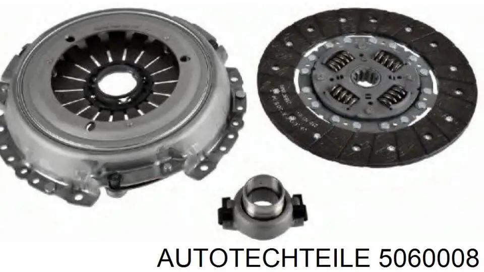 Cylinder roboczy sprzęgła (wysprzęglik) w komplecie z łożyskiem wyciskowym Autotechteile 5060008 cena, od 59,97 USD