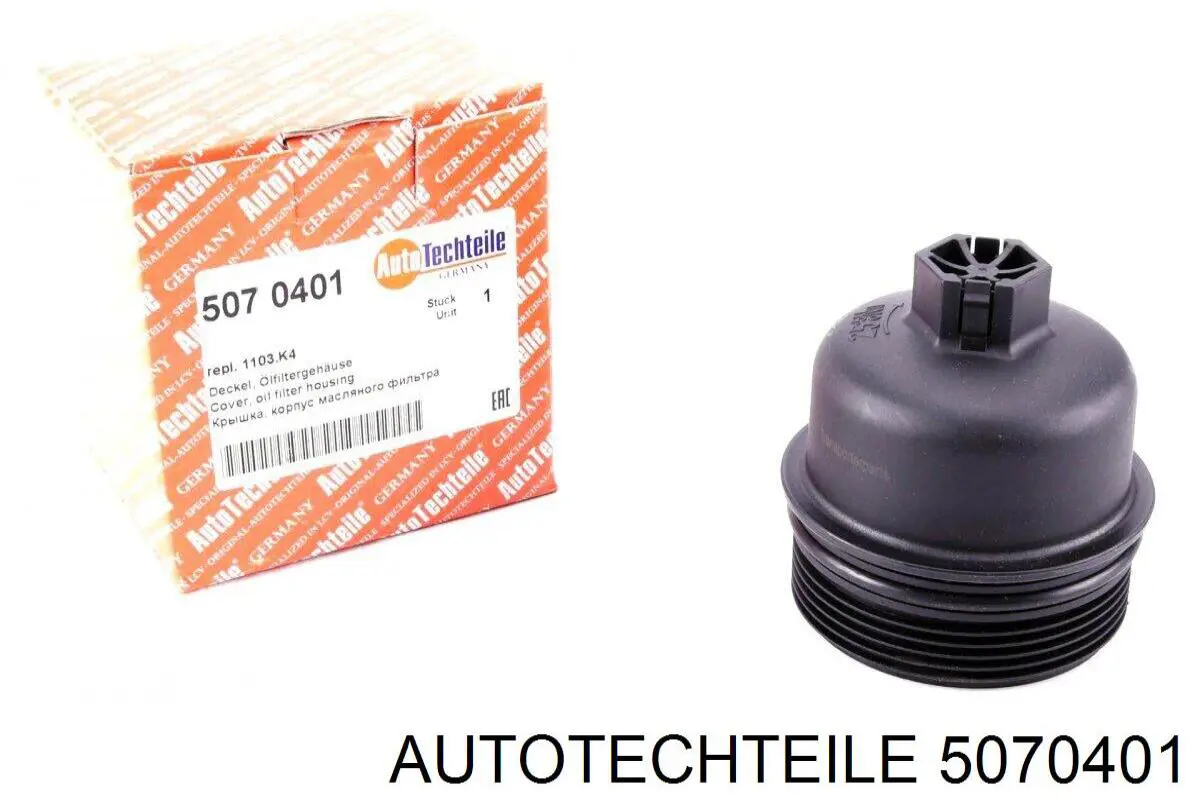 507 0401 Autotechteile pokrywa filtra oleju