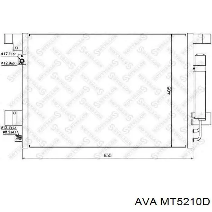 Chłodnica klimatyzacji AVA MT5210D cena, od 113,83 USD