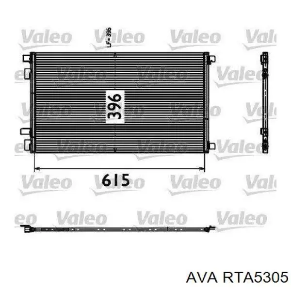 Chłodnica klimatyzacji AVA RTA5305 cena, od 86,59 USD