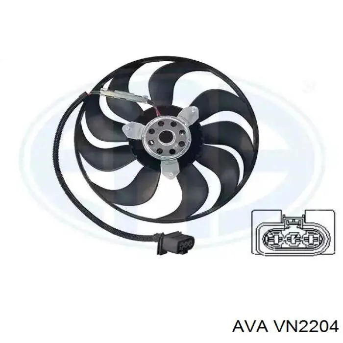 Do koszyka VN2204 AVA Chłodnica silnika