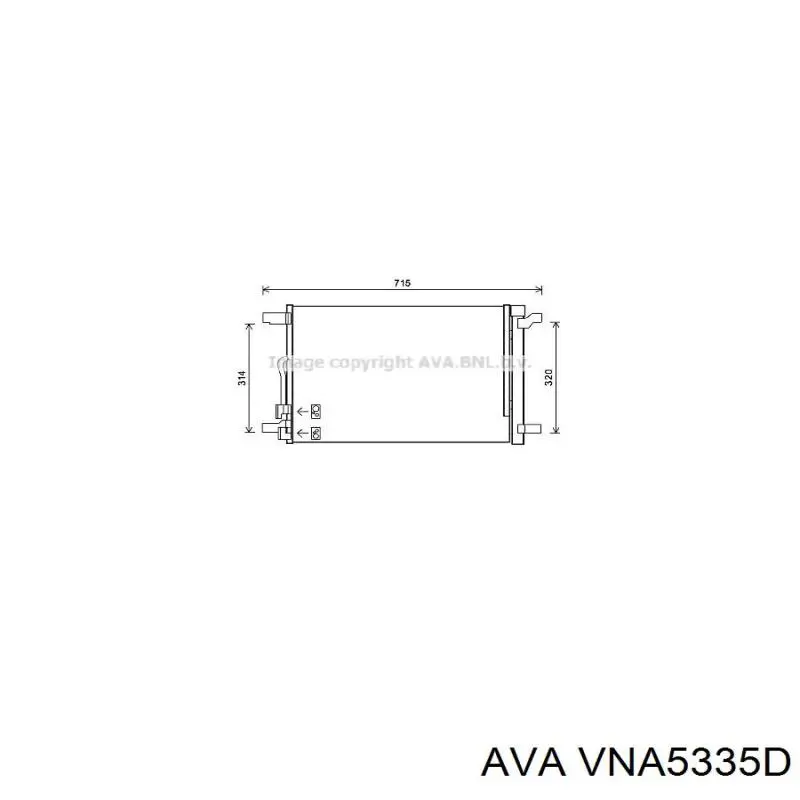 VNA5335D AVA Chłodnica klimatyzacji