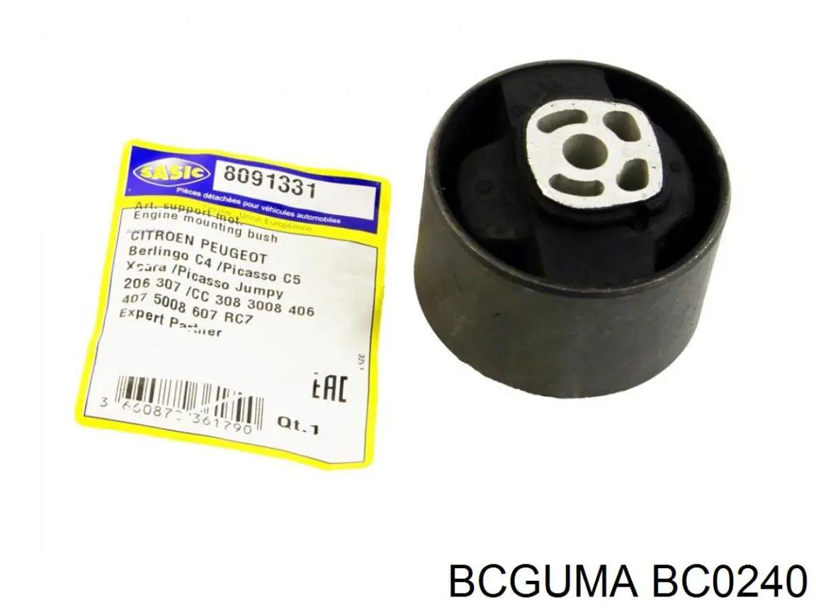 Poduszka (podpora) silnika lewa (silentblock) Bcguma BC0240 cena, od 12,35 USD