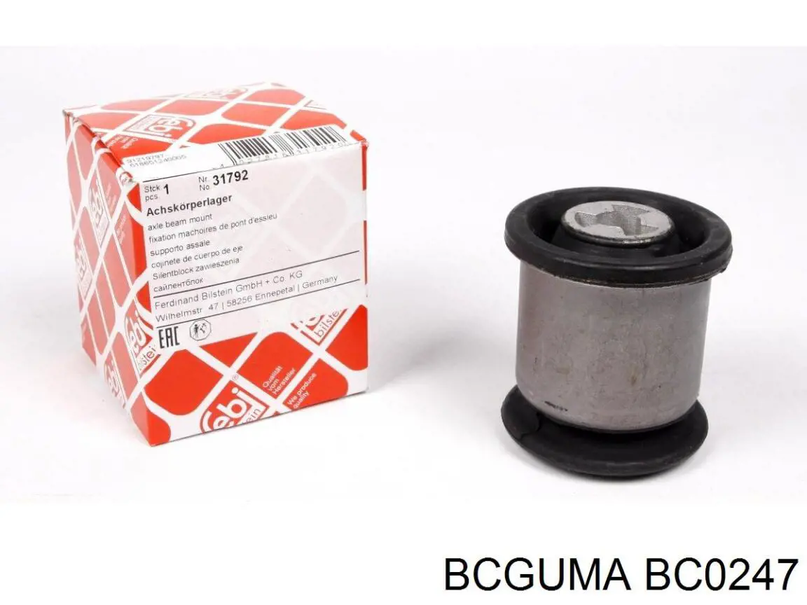 BC0247 Bcguma Silentblock wahacza tylnego dolnego