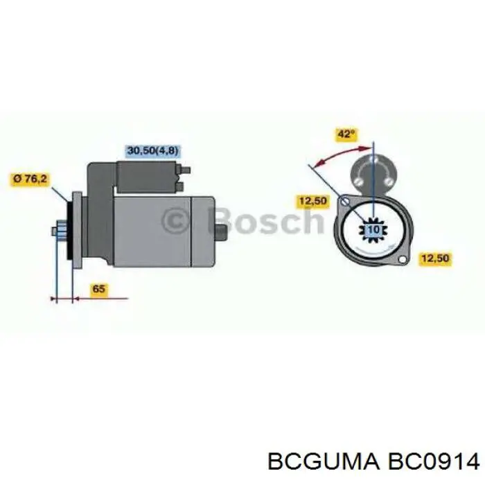 Tuleja stabilizatora przedniego Bcguma BC0914 cena, od 7,10 USD