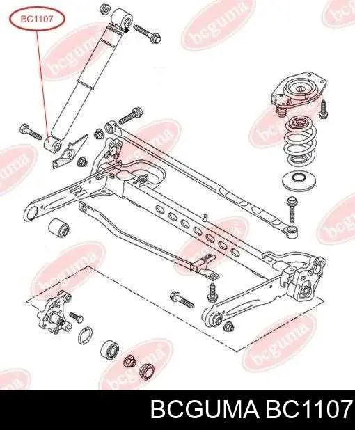 Silentblock amortyzatora tylnego do Renault Trafic II FL